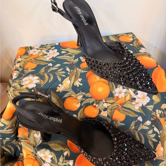 Jeffrey Campbell Black Studded Heels - Picture 4 of 5